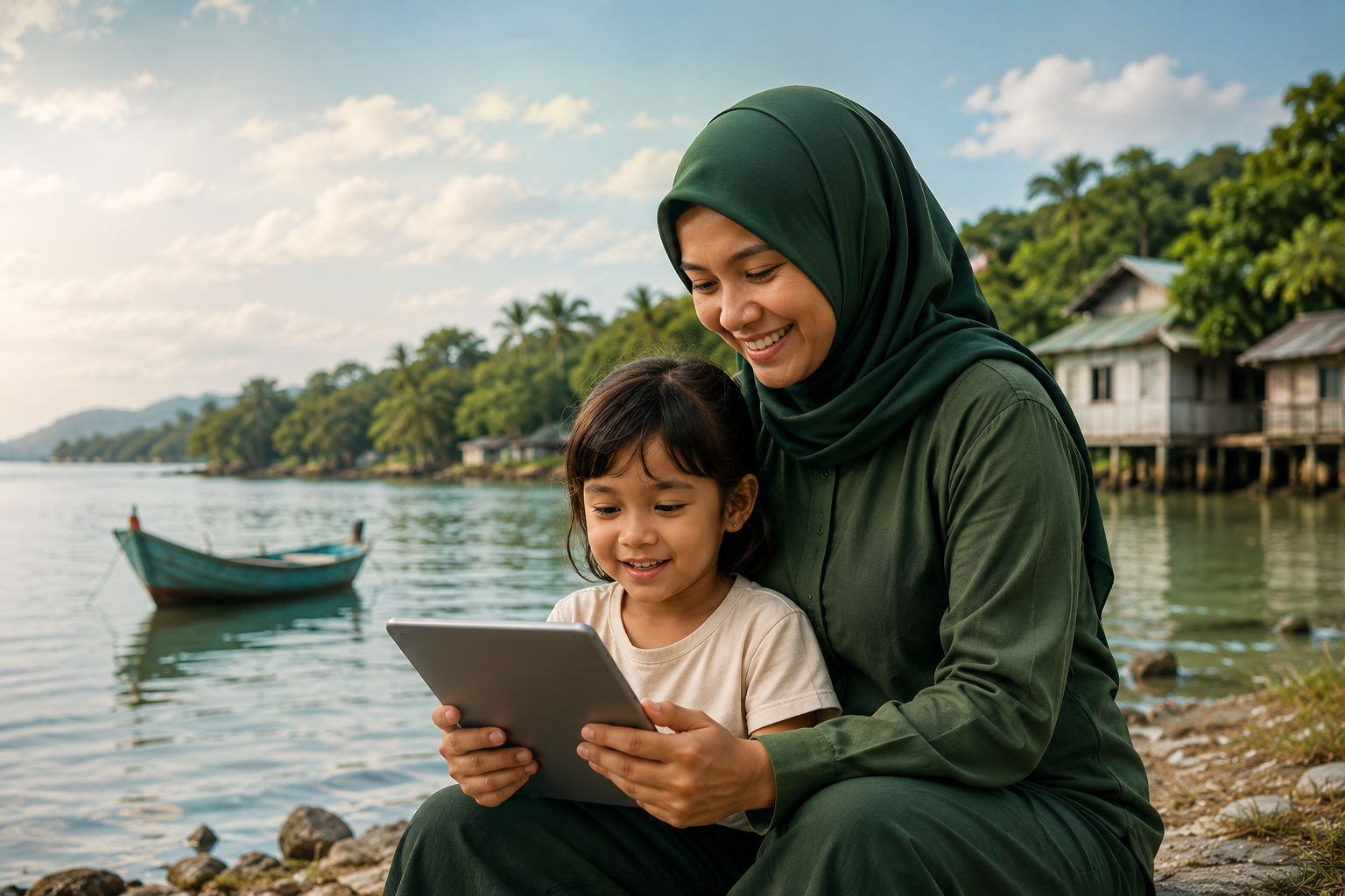 Perempuan kepulauan tangguh